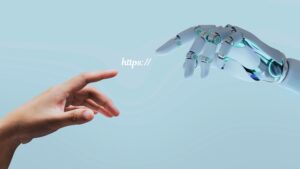 human and robotic hands